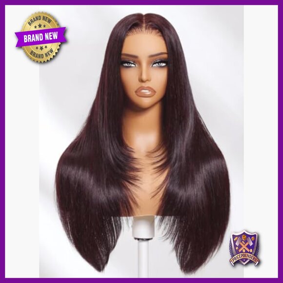 7x5 Lace Front Human Hair Wig, Glueless, Pre Plucked, 180% Density, 16 Inch main image 6